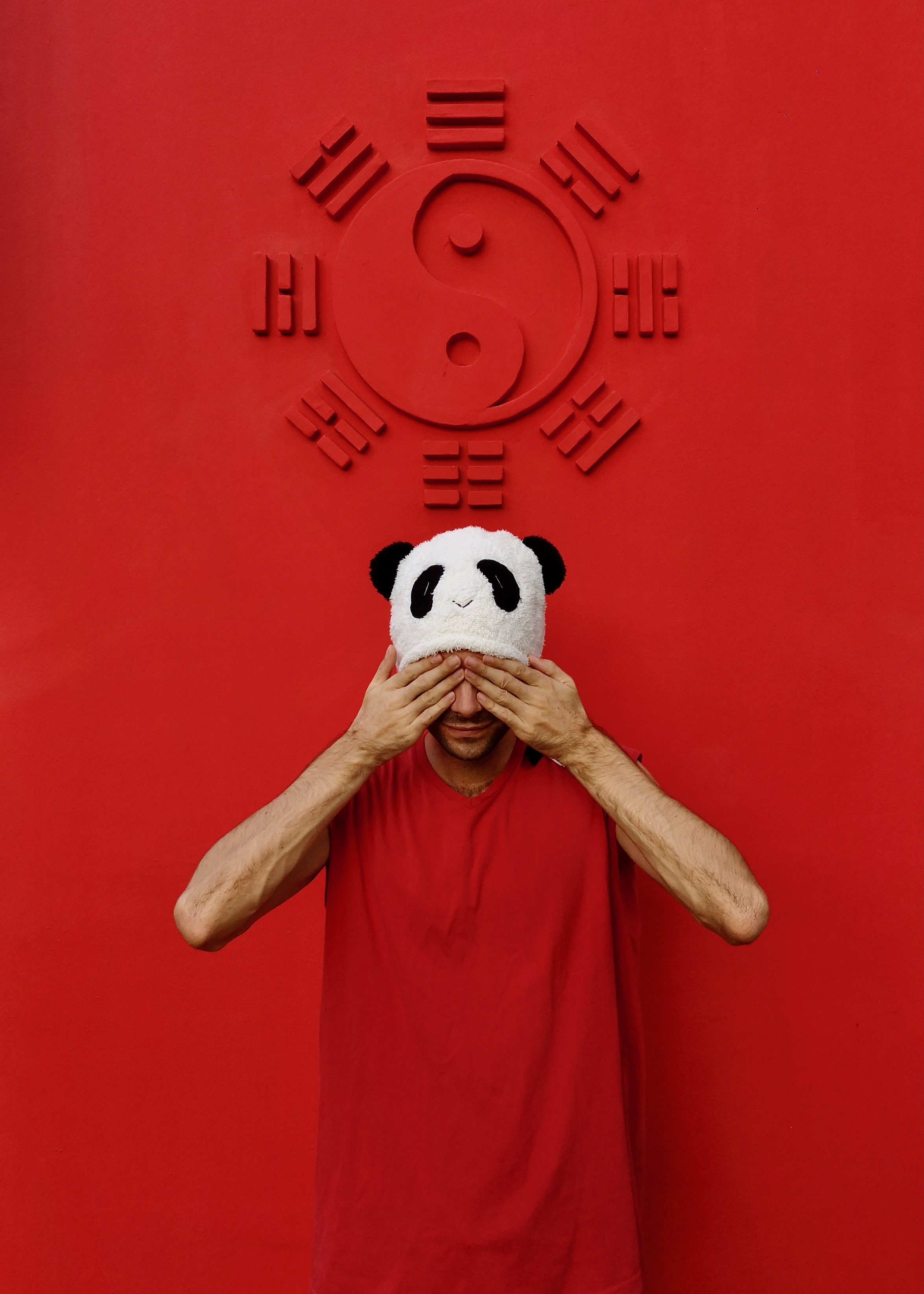Steo Le Panda in red